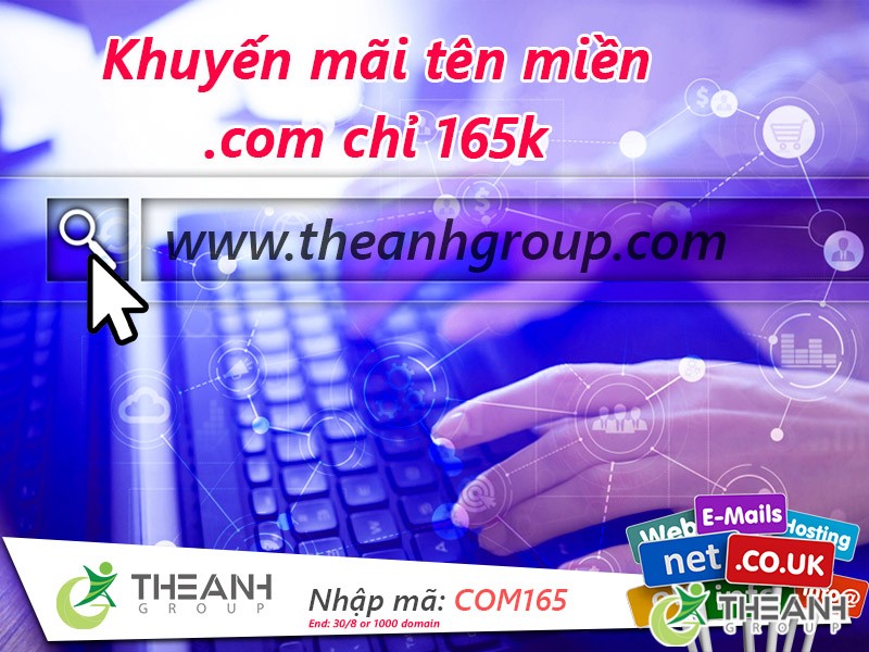 Khuyến mãi tên miền .com