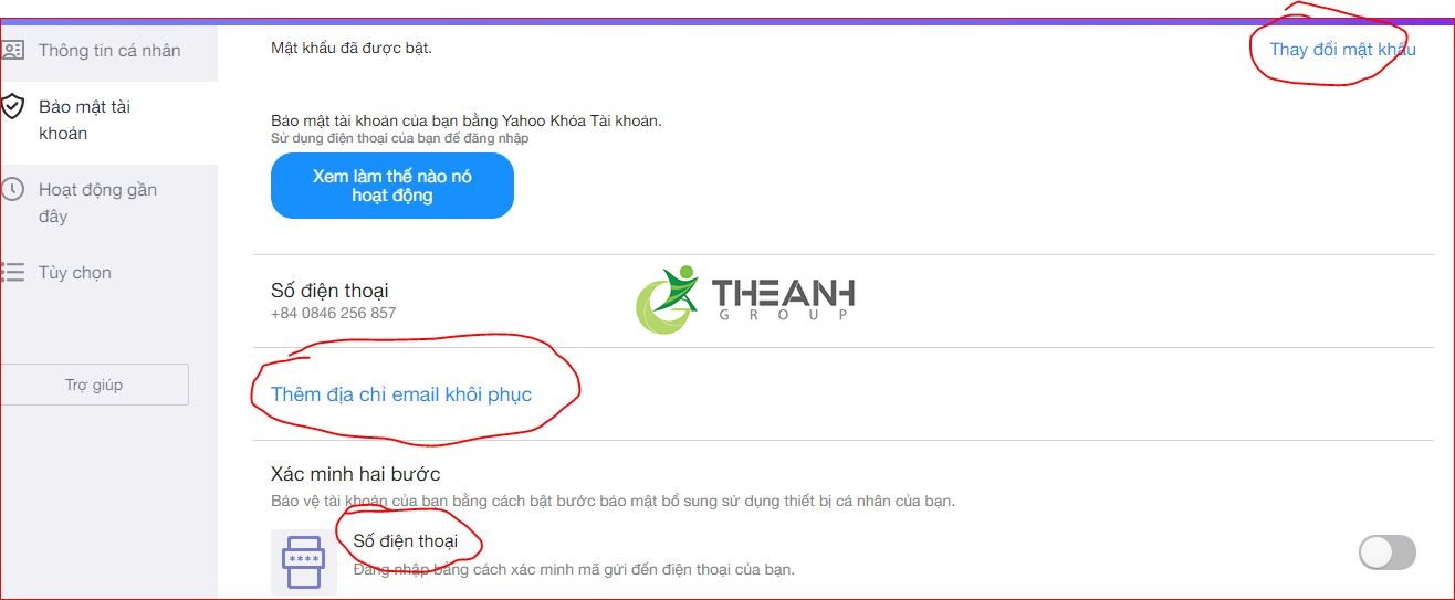 bao mat ba buoc cho yahoo mail